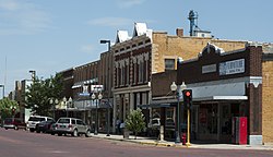 Main Street Russell Kansas 8-7-2009